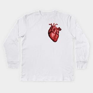 Anatomy Heart - Medical Student In Medschool Funny Gift For Nurse & Doctor Medicine Kids Long Sleeve T-Shirt